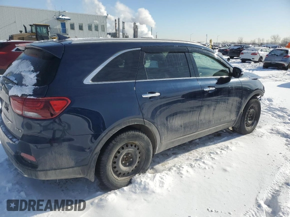 2019 Kia Sorento EX V6 with VIN 5XYPHDA53KG492075, listed as a Copart auction lot 46924185 with 155,982 mi miles and Salvage Title. Bid and sale history available at carsss.com. Image 3.