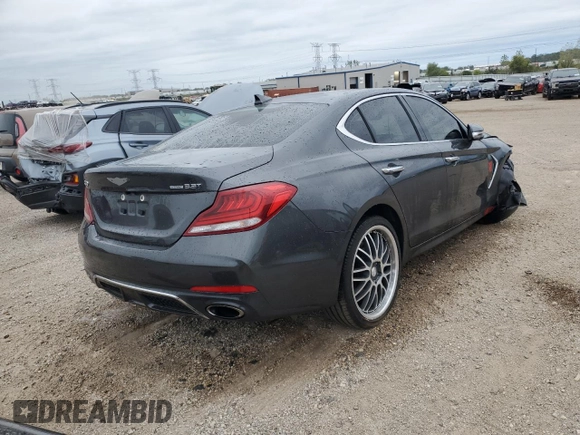 2019 Genesis G70 Design with VIN KMTG34LE2KU021868, listed as a Copart auction lot 73151094 with 68,466 mi miles and Salvage Title. Bid and sale history available at DreamBid. Image 3.