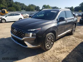 2021 Hyundai Santa Fe Calligraphy with VIN 5NMS5DAL8MH345874, listed as a Copart auction lot 72185354 with 67,446 mi miles and Salvage Title. Bid and sale history available at carsss.com. Image 1.