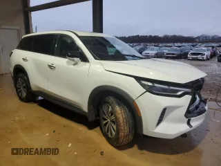 2025 Infiniti QX60 с VIN 5N1AL1ER5SC336507, выставлен на аукционе Copart как лот 44580135 с пробегом 618 миль миль и Списание • Salvage title. История ставок и продаж доступна на DreamBid. Изображение 4.