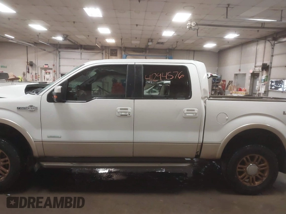 2014 Ford F-150 XL with VIN 1FTFW1ET9EKE72176, listed as a IAAI auction lot 41294576 with 129,677 mi miles. Bid and sale history available at carsss.com. Image 16.