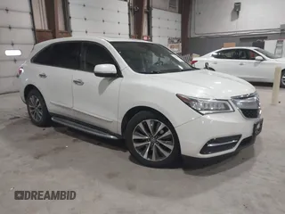 2016 Acura MDX w/Tech with VIN 5FRYD4H44GB022518, listed as a IAAI auction lot 41698380 with 312,397 mi miles. Bid and sale history available at carsss.com. Image 1.