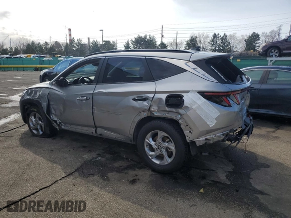 2022 Hyundai Tucson SEL with VIN 5NMJBCAE4NH071266, listed as a Copart auction lot 51295255 with 47,281 mi miles and Salvage Title. Bid and sale history available at carsss.com. Image 2.
