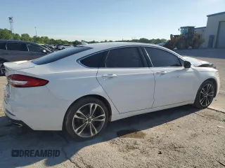 2020 Ford Fusion Titanium with VIN 3FA6P0D98LR176335, listed as a Copart auction lot 55323275 with 76,572 mi miles and Salvage title. Bid and sale history available at DreamBid. Image 3.