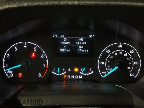 2024 Ford Transit Cargo with VIN 1FTBR1Y88RKA33375, listed as a Copart auction lot 77019444 with 7,771 mi miles and Clean Title. Bid and sale history available at DreamBid. Image 9.