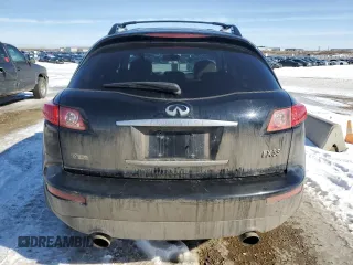 2007 Infiniti FX with VIN JNRAS08W07X202118, listed as a Copart auction lot 49879125 with 313,136 mi miles and Salvage title. Bid and sale history available at DreamBid. Image 6.
