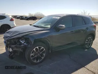 2016 Mazda CX-5 Grand Touring with VIN JM3KE4DY0G0674717, listed as a Copart auction lot 52053165 with 36,341 mi miles and Salvage Title. Bid and sale history available at carsss.com. Image 1.