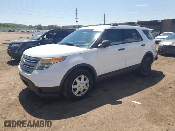 2014 Ford Explorer with VIN 1FM5K8B83EGA63931, listed as a Copart auction lot 59932955 with 105,077 mi miles and Salvage title. Bid and sale history available at DreamBid. Image 1.