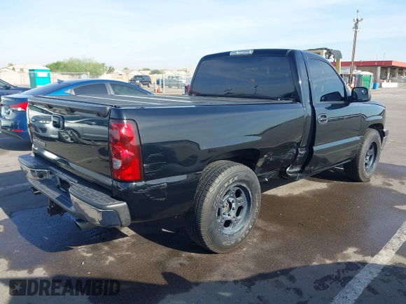 2006 Chevrolet Silverado 1500 Work Truck with VIN 1GCEC14ZX6Z110909, listed as a IAAI auction lot 42227581 with 156,634 mi miles and . Bid and sale history available at DreamBid. Image 4.