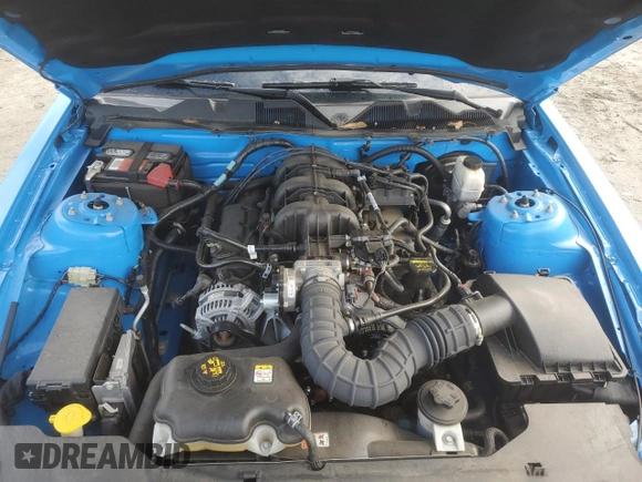 2010 Ford Mustang V6 with VIN 1ZVBP8EN4A5145597, listed as a Copart auction lot 57569444 with 40,073 mi miles and Salvage Title. Bid and sale history available at carsss.com. Image 13.