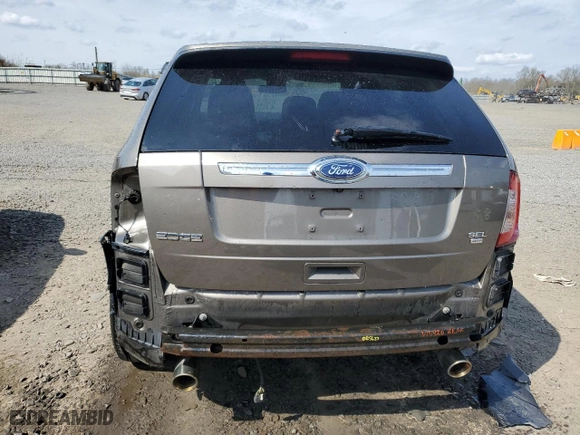 2012 Ford Edge SEL with VIN 2FMDK4JCXCBA86587, listed as a Copart auction lot 52224175 with 175,365 mi miles and Salvage Title. Bid and sale history available at carsss.com. Image 6.