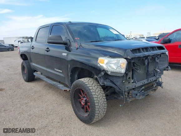 2014 Toyota Tundra 2WD Truck SR5 with VIN 5TFEY5F14EX153233, listed as a IAAI auction lot 41696120 with 124,162 mi miles. Bid and sale history available at carsss.com. Image 1.