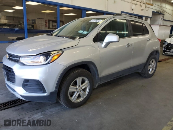 2019 Chevrolet Trax LT with VIN KL7CJPSBXKB953921, listed as a Copart auction lot 51349215 with 45,905 mi miles and Salvage Title. Bid and sale history available at carsss.com. Image 1.