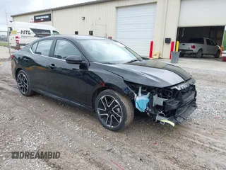 2025 Nissan Sentra SR with VIN 3N1AB8DV9SY292455, listed as a IAAI auction lot 42118993 with 4,022 mi miles and . Bid and sale history available at DreamBid. Image 1.