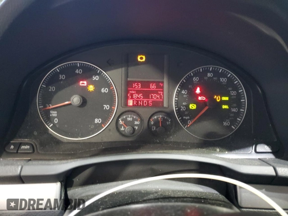 2007 Volkswagen Jetta with VIN 3VWGG71K07M100963, listed as a Copart auction lot 54742995 with 51,845 mi miles and Salvage title. Bid and sale history available at DreamBid. Image 9.