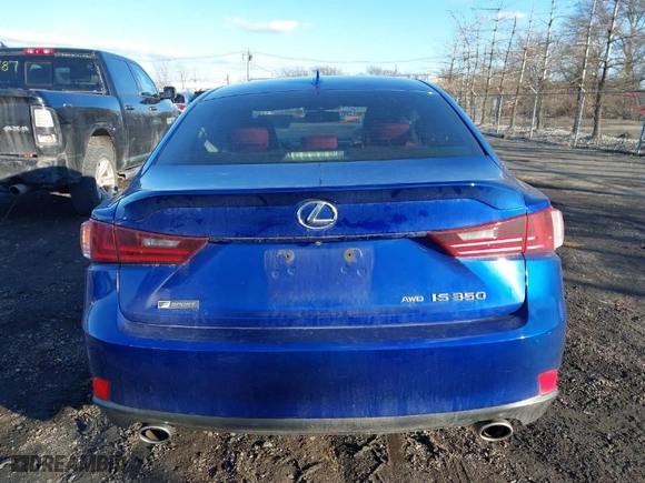 2016 Lexus IS 350 with VIN JTHCE1D26G5011077, listed as a IAAI auction lot 41474787 with 116,523 mi miles. Bid and sale history available at carsss.com. Image 16.