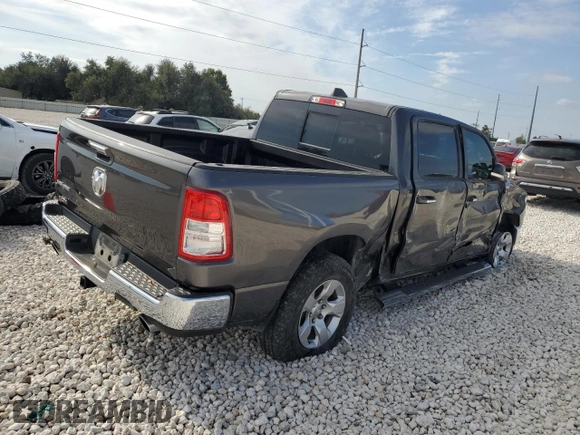 2020 Ram 1500 Big Horn with VIN 1C6RREFT3LN117968, listed as a Copart auction lot 87914735 with 62,523 mi miles and Clean title. Bid and sale history available at DreamBid. Image 3.