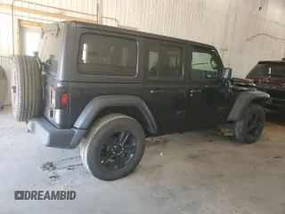 2020 Jeep Wrangler Unlimited Sport Altitude with VIN 1C4HJXDN9LW154318, listed as a Copart auction lot 56473335 with 99,482 mi miles and Salvage title. Bid and sale history available at DreamBid. Image 3.