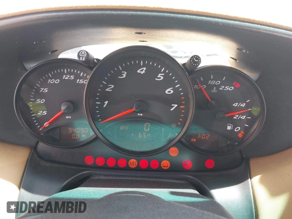 1999 Porsche Boxster with VIN WP0CA2986XU627495, listed as a IAAI auction lot 42112724 with 94,090 mi miles and . Bid and sale history available at DreamBid. Image 7.