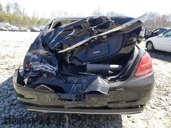2019 Mercedes-Benz C 300 with VIN 55SWF8EB1KU285750, listed as a Copart auction lot 48624055 with 62,325 mi miles and Salvage Title. Bid and sale history available at DreamBid. Image 6.