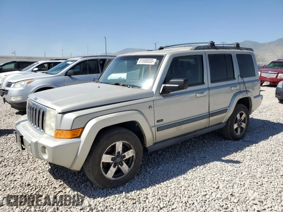 2008 Jeep Commander Sport with VIN 1J8HG48N58C185896, listed as a Copart auction lot 61500035 with 195,683 mi miles and Clean title. Bid and sale history available at DreamBid. Image 1.