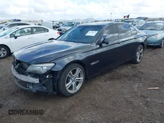 2011 BMW 7 Series 750i with VIN WBAKA8C50BCY36367, listed as a IAAI auction lot 41714313 with 109,707 mi miles. Bid and sale history available at carsss.com. Image 2.