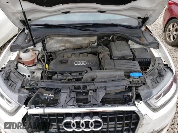 2015 Audi Q3 2.0T Premium Plus with VIN WA1EFCFS8FR005640, listed as a Copart auction lot 56639663 with 85,279 mi miles. Bid and sale history available at carsss.com. Image 12.