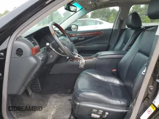 2009 Lexus LS 460 with VIN JTHCL46F195002703, listed as a Copart auction lot 54679515 with 222,391 mi miles and Salvage title. Bid and sale history available at DreamBid. Image 7.