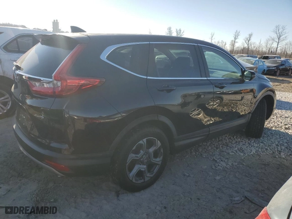 2017 Honda CR-V EX-L with VIN 5J6RW2H89HL053036, listed as a Copart auction lot 81496534 with 97,255 mi miles and Salvage Title. Bid and sale history available at carsss.com. Image 3.