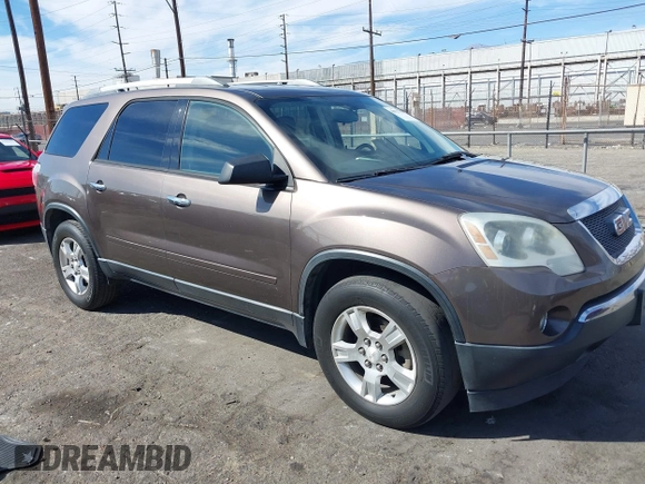 2012 GMC Acadia SL z VIN 1GKKRNED3CJ354704, wystawiony jako IAAI lot #40573753 z przebiegiem 204 635 mil mil oraz . Historia ofert i sprzedaży dostępna na DreamBid. Obrazek 1.