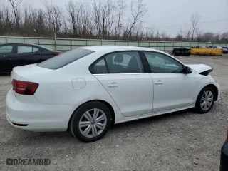 2017 Volkswagen Jetta 1.4T S with VIN 3VW167AJ5HM282645, listed as a Copart auction lot 52574995 with 75,541 mi miles and Salvage Title. Bid and sale history available at carsss.com. Image 3.