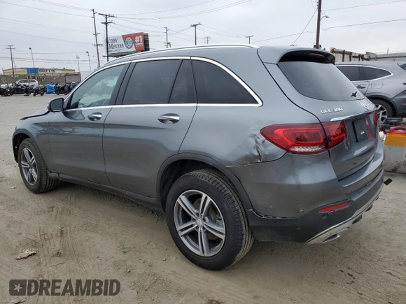 2020 Mercedes-Benz GLC 300 with VIN W1N0G8DB4LF802826, listed as a Copart auction lot 66197315 with 59,211 mi miles and Salvage title. Bid and sale history available at DreamBid. Image 2.