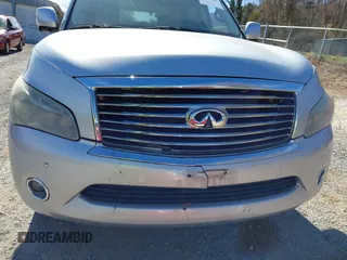 2011 Infiniti QX56 7-passenger with VIN JN8AZ2NE4B9003884, listed as a IAAI auction lot 41790480 with 108,118 mi miles. Bid and sale history available at carsss.com. Image 12.