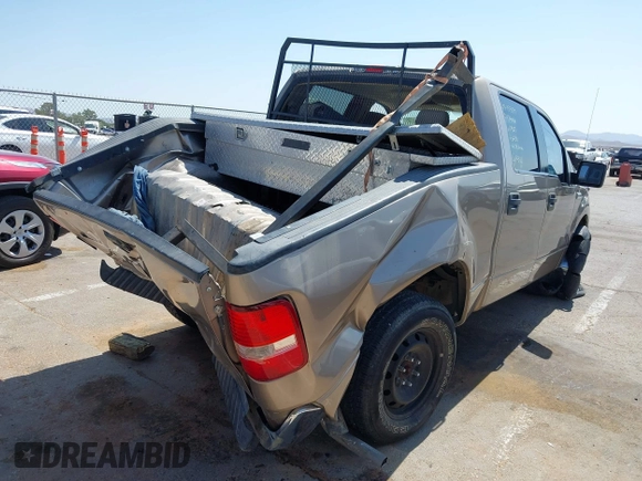 2005 Ford F-150 XLT with VIN 1FTRW12W75KD81998, listed as a IAAI auction lot 42538297 with 168,344 mi miles and . Bid and sale history available at DreamBid. Image 4.