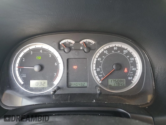 2004 Volkswagen Jetta GLS with VIN 3VWSE69M64M020143, listed as a Copart auction lot 52111795 with 175,088 mi miles and Salvage title. Bid and sale history available at DreamBid. Image 9.