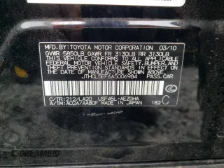 2010 Lexus LS 460 z VIN JTHCL5EF6A5006984, wystawiony jako Copart lot #60912355 z przebiegiem 185 116 mil mil oraz Czysty tytuł • Clean title. Historia ofert i sprzedaży dostępna na DreamBid. Obrazek 12.