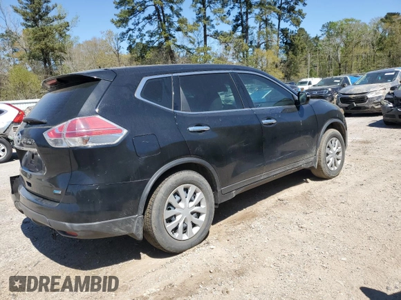 2014 Nissan Rogue SL with VIN 5N1AT2MT6EC803957, listed as a Copart auction lot 50031415 with 0 mi miles and Salvage Title. Bid and sale history available at carsss.com. Image 3.
