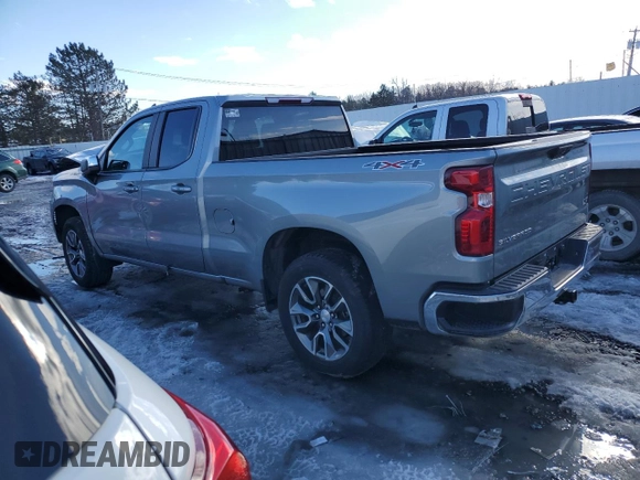 2023 Chevrolet Silverado 1500 LT with VIN 1GCRDDED0PZ329043, listed as a Copart auction lot 47159045 with 0 mi miles and Salvage Title. Bid and sale history available at carsss.com. Image 2.