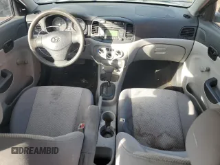 2010 Hyundai Accent GLS with VIN KMHCN4AC7AU453990, listed as a Copart auction lot 46667245 with 69,202 mi miles and Salvage Title. Bid and sale history available at carsss.com. Image 8.