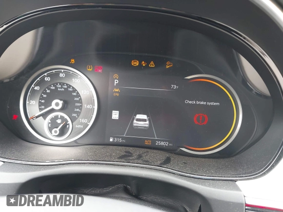 2023 Genesis GV70 2.5T with VIN KMUMADTB7PU130120, listed as a IAAI auction lot 42460466 with 25,802 mi miles and . Bid and sale history available at DreamBid. Image 7.