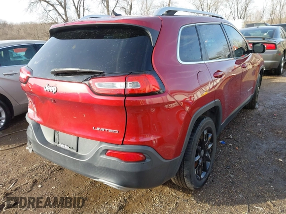 2015 Jeep Cherokee Limited with VIN 1C4PJLDS8FW516802, listed as a IAAI auction lot 41486920 with 110,911 mi miles and . Bid and sale history available at DreamBid. Image 4.