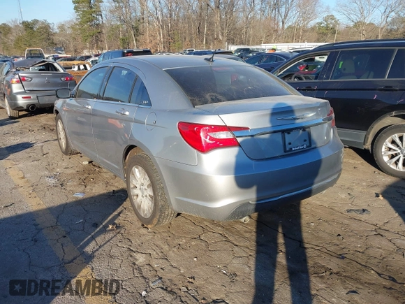 2013 Chrysler 200 LX with VIN 1C3CCBAG0DN739457, listed as a IAAI auction lot 41326667 with 82,537 mi miles. Bid and sale history available at carsss.com. Image 3.