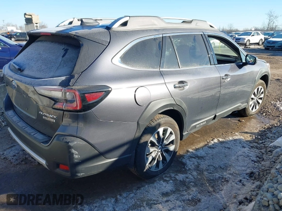 2025 Subaru Outback Touring with VIN 4S4BTAPC2S3136066, listed as a IAAI auction lot 42030379 with 4,419 mi miles and . Bid and sale history available at DreamBid. Image 4.