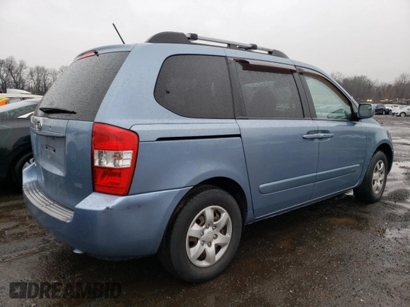 2007 Kia Sedona with VIN KNDMB133976140644, listed as a Copart auction lot 84087384 with 101,497 mi miles and Salvage Title. Bid and sale history available at carsss.com. Image 3.