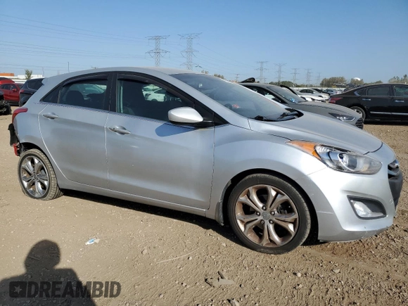 2013 Hyundai Elantra GT with VIN KMHD35LE4DU117801, listed as a Copart auction lot 74888134 with 97,453 mi miles and Salvage Title. Bid and sale history available at carsss.com. Image 4.