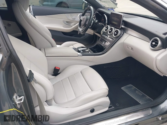 2017 Mercedes-Benz C 300 with VIN WDDWJ4JB4HF491024, listed as a IAAI auction lot 41328685 with 93,084 mi miles and . Bid and sale history available at carsss.com. Image 5.