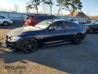 2015 BMW 4 Series 435i with VIN WBA4B1C51FG241555, listed as a Copart auction lot 82226744 with 94,350 mi miles and Salvage Title. Bid and sale history available at DreamBid. Image 1.