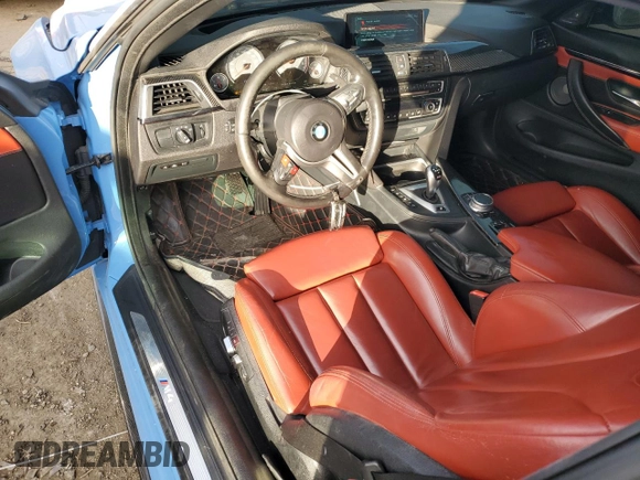 2017 BMW M4 with VIN WBS3U9C31HP971127, listed as a Copart auction lot 74494894 with 65,387 mi miles and Salvage title. Bid and sale history available at DreamBid. Image 8.