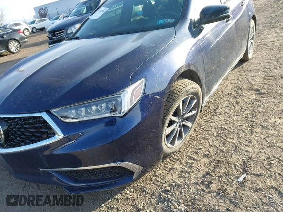 2018 Acura TLX with VIN 19UUB1F33JA008030, listed as a IAAI auction lot 41646216 with 55,931 mi miles and . Bid and sale history available at DreamBid. Image 6.