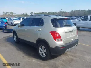 2016 Chevrolet Trax LT with VIN 3GNCJPSB5GL171025, listed as a IAAI auction lot 41663457 with 115,206 mi miles. Bid and sale history available at carsss.com. Image 3.